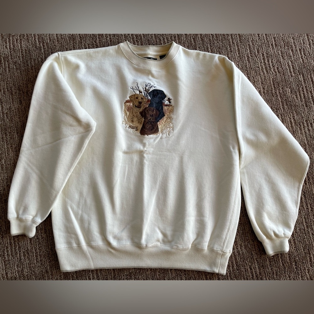 Men’s pullover sweater shirt
L
Croft and Barrow sport
Cream and khaki